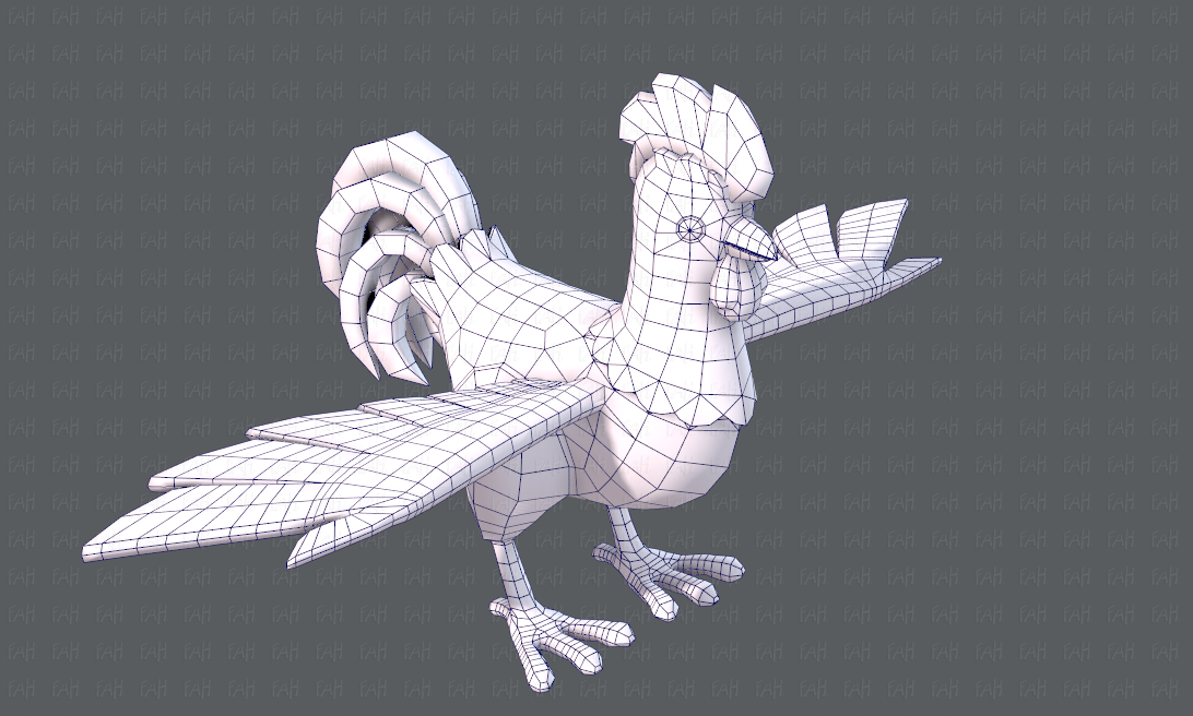 3d модели чикен ган
