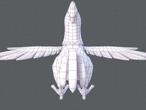 chicken cartoon basev02 3D Model