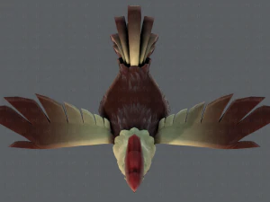 chicken cartoon basev02 3D Model