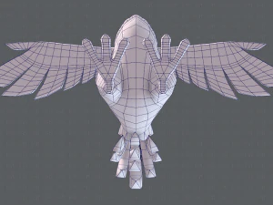 chicken cartoon basev02 3D Model