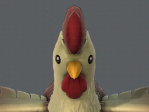 chicken cartoon basev02 3D Model