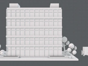 hospital building 3D Model