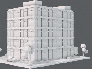 hospital building 3D Model