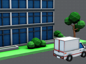 hospital building Modello 3D