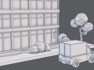 hospital building Modello 3D