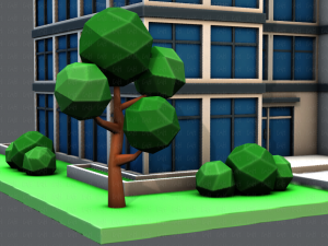 hospital building Modello 3D