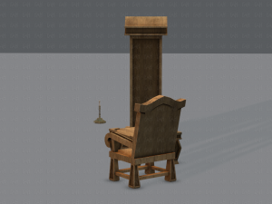 furniture set for game 3D Model