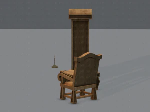 furniture set for game 3D Model