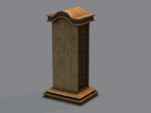 furniture set for game 3D Model
