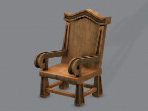 furniture set for game 3D Model