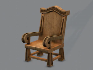furniture set for game 3D Model