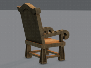 furniture set for game 3D Model