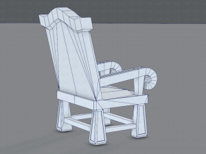 furniture set for game 3D Model