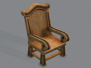 furniture set for game 3D Model