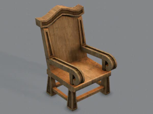 furniture set for game 3D Model