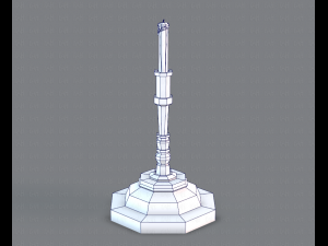 furniture set for game 3D Model