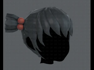 3d hair style for girl v15 3D Model
