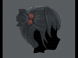 3d hair style for girl v15 Model 3D