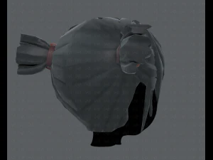3d hair style for girl v15 3D Model