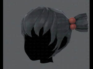 3d hair style for girl v15 3D Model