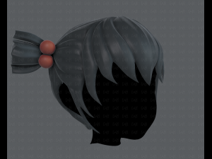 3d hair style for girl v15 Model 3D