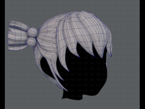 3d hair style for girl v15 Model 3D