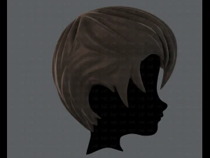 3d hair style for boy v10 3D Model