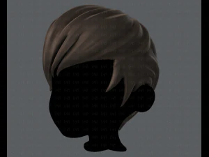 3d hair style for boy v10 3D Model
