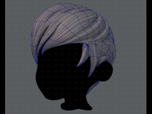 3d hair style for boy v10 Model 3D