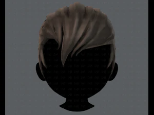 3d hair style for boy v10 3D Model