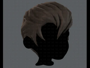 3d hair style for boy v10 3D Model