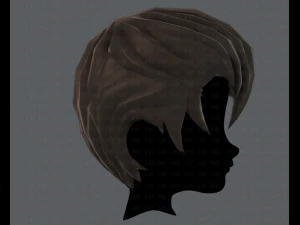 3d hair style for boy v10 3D Model