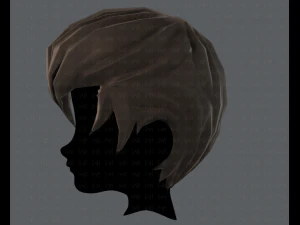 3d hair style for boy v10 3D Model