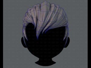 3d hair style for boy v10 Model 3D