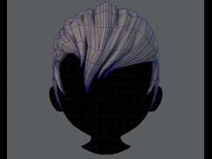 3d hair style for boy v10 3D Model