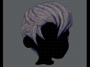 3d hair style for boy v10 Model 3D