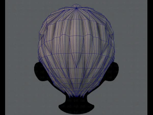 3d hair style for boy v10 3D Model