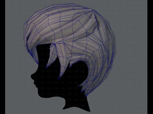 3d hair style for boy v10 3D Model