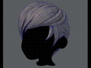 3d hair style for boy v10 Model 3D