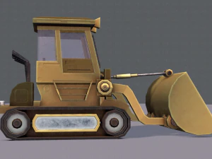 tractor lowpoly 3D Model