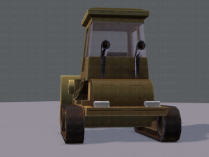 tractor lowpoly 3D Модель