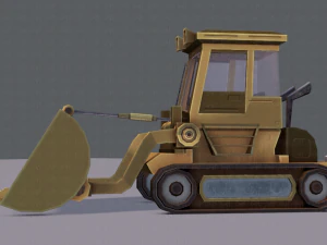 tractor lowpoly 3D Model