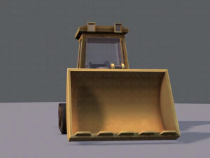 tractor lowpoly 3D Model