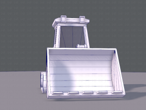 tractor lowpoly 3D Модель