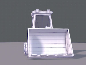 tractor lowpoly 3D Model