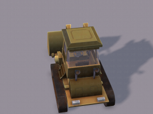 tractor lowpoly 3D Модель