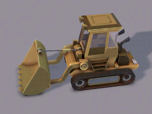 tractor lowpoly 3D Model