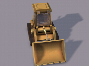 tractor lowpoly 3D Модель