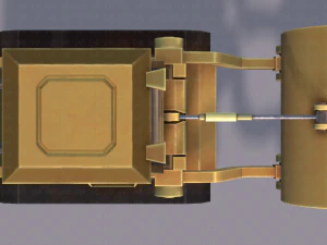 tractor lowpoly 3D Model