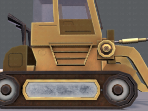 tractor lowpoly 3D Модель